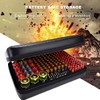 DocSafe Fireproof Battery Organizer Storage Box,Fireproof Waterproof Carrying Case Bag