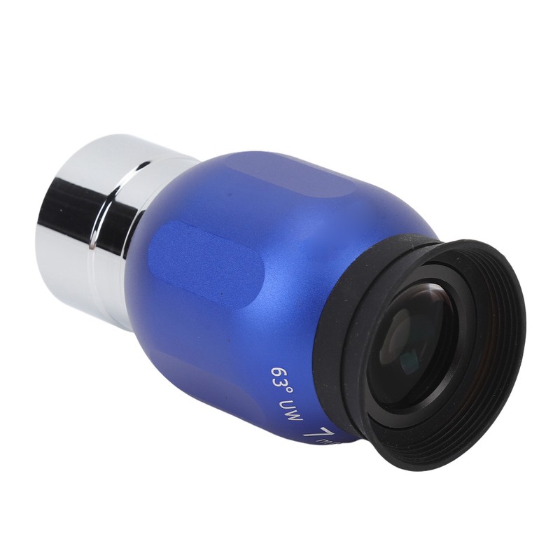 Telescope Eyepiece 63 Degree Wide Angle 7mm 1.25in Interface Anti