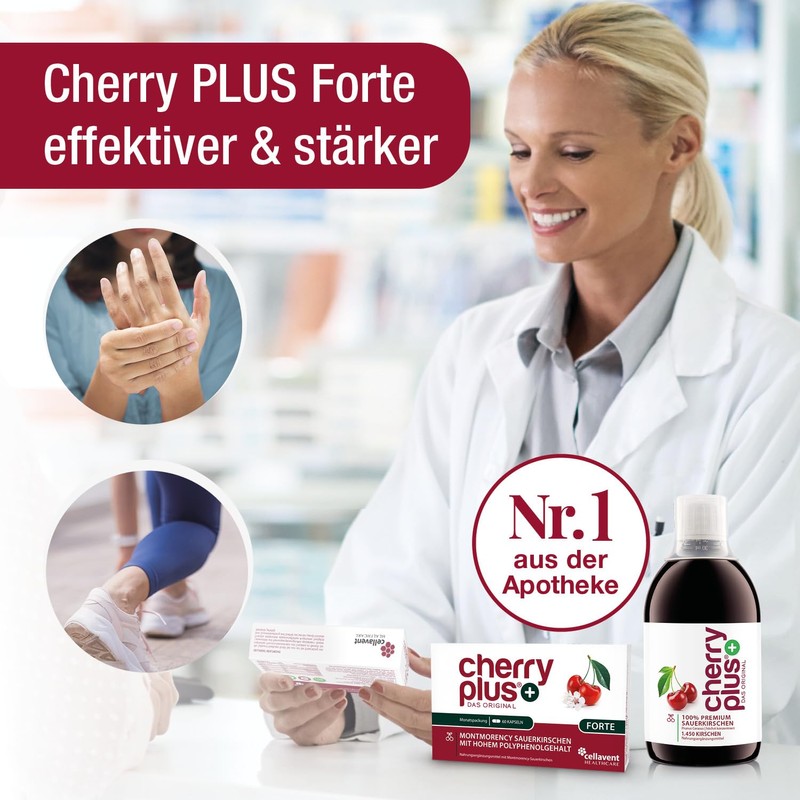 Cherry Plus-Das Original Montmorency tart cherry juice + tart cherry