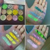 Professional multi-chrome eyeshadow,Handmade and long-lasting chameleon holographic,100% Vegan and Cruelty