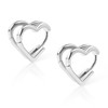 ALEXCRAFT Sterling Silver 925 Earrings Double Hoop Earrings Small Women
