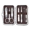 RIVERSOFY 2 Kit Portátil Manicura Tijeras Corta Uñas Aluminio Viaje7pz