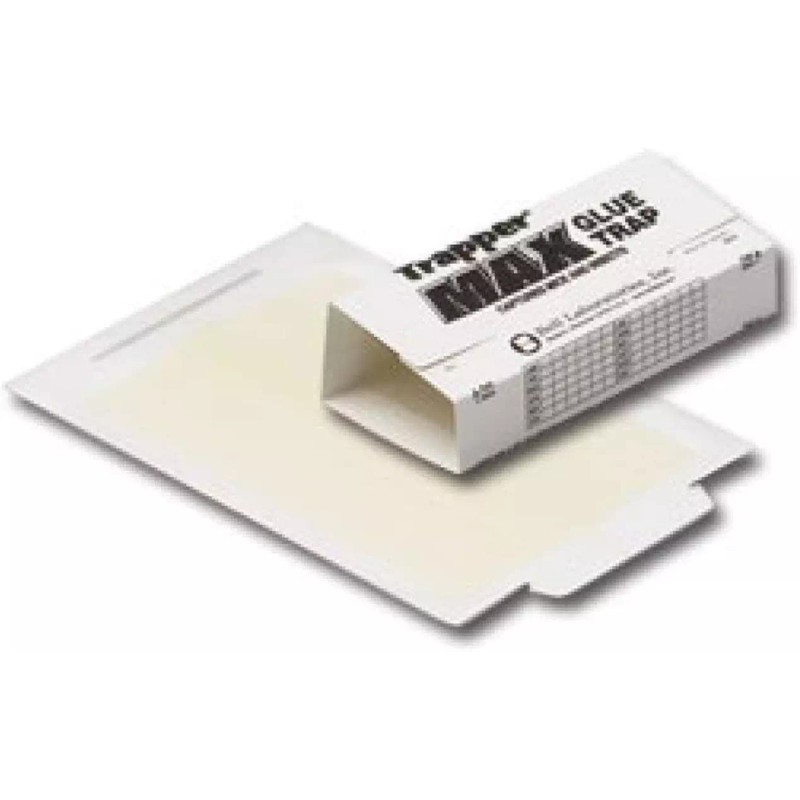 Trapper Max 12-Pack Glue Traps/Boards Scented For Mouse, Rodents &