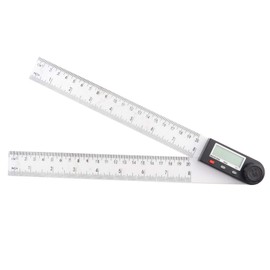 Digital Protractor, Digital Angle Ruler Finder,Meter Digital Display Plastic Goniometer ZX PD290, with Locking Knob,360 Degree Measuring Tool