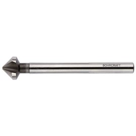 Bohrcraft 90 Degree High Speed Steel Countersink Long Design, 12.4x108 mm in Quadro Pack (1 Pack of 17030312490