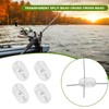 EMSea Angelperlen 3 X 5 mm mit Doppeltem Loch Angelköder-Stopperperlen