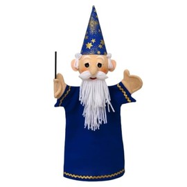 ABA (ABAX5) 71111 ABA Magician Hand Puppet, 36 cm, Blue, Multi-Color