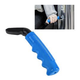 MTRPS Car Door Handle for Elderly, Multifunction Door Latch Auto Grab Bar Cane with Non-Slip Grip, Portable Vehicle Support Handle Assistive Device to Help Get Out, Car Accessories (Blue)