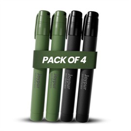 Portable Water Filter Straw Survival, Essential Camping & Hiking Gear, Water Purification Straw for Travel, Biking and Emergency Preparedness (2Black+2Green)