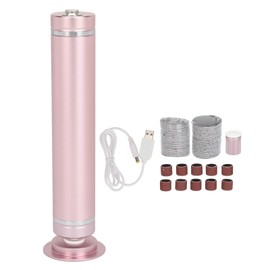 Electric Foot Grinder Remove Dead Skin Adjust Speed Foot Callus Remover with 60pcs Sanding Disc Pink