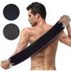 URAQT Exfoliating Back Scrubber for Shower, Back Washer with Handles,