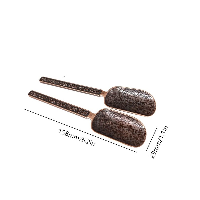 2 Pack Metal Measuring Shovel Spoons for Tea and Coffee,