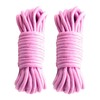 Fayemint Pack of 2 Soft Cotton Rope, Pink, Cord Cotton