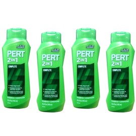 Pert Plus Medium Conditioning Formula 2 in 1 Shampoo Conditioner for Normal Hair Unisex 25.4 Oz - Pack of 4