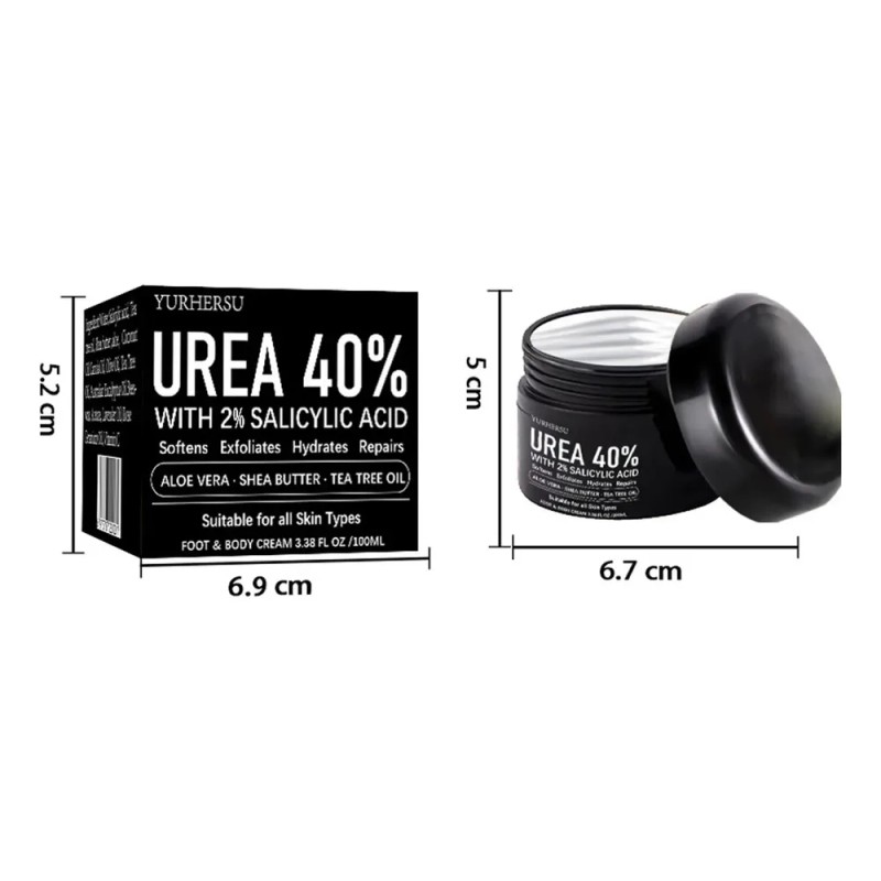Crema De Urea 40% For Pies 100g - Hidratante, Anti-grietas