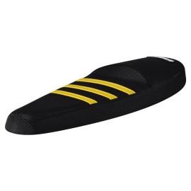 Enjoy Mfg Super73 Brooklyn R-Series  eBike Seat Cover  all BLACK/ YELLOW ribs #434