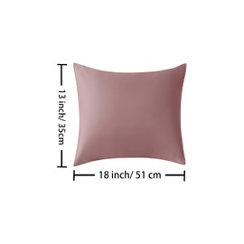 STFRBTH Brushed Microfiber Pillowcase, Toddler Size - 13"x 18" - 1800 Soft Breathable Wrinkle Free Pillow Covers with Envelope Closure for Hair and Skin, Set of 2, Grey Purple