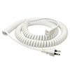 F-Factory 電源用カールコード 業務用カールコード（最大3m伸縮）ホワイト/FE-EPC-CCE1-W30