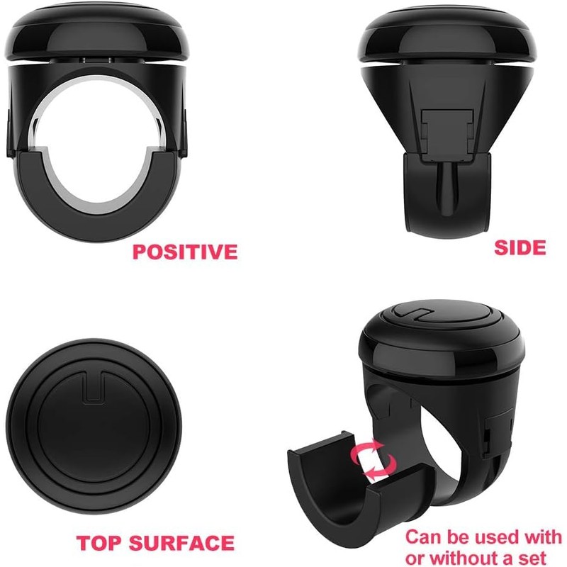 jose2015 Steering Wheel knob Spinner 360 Degrees Rotation Steering Wheel