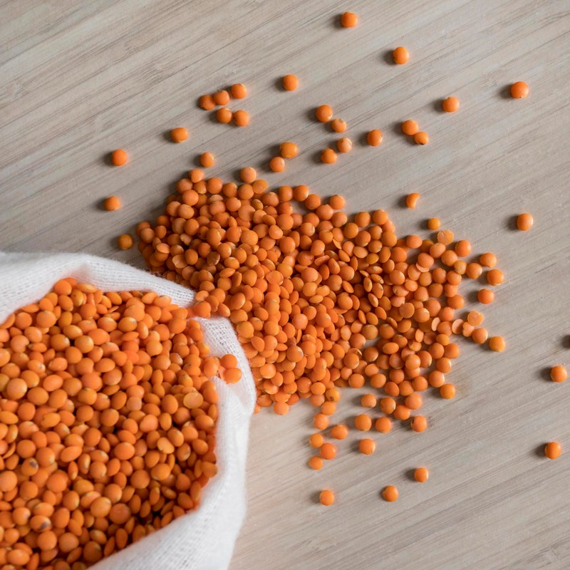 Leket Red Split Lentils 400g - Premium Quality Legumes for
