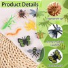 DtgEcd 24 Pcs Bugs Toys for Kids, Plastic Insects with