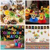 Cinco De Mayo Decorations - 203Pcs Fiesta Party Supplies Include