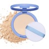 NAISSIYA Oil Control Face Pressed Powder,Matte Smooth Flawless Finishing Powder
