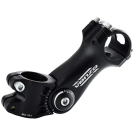 Venzo 3D Forged Aluminum Alloy Bike Bicycle Road Mountain MTB Length 110mm 31.8x28.6mm -20 to +60 Degree Adjustable Riser Extension Stem Short Handlebar MTB, BMX, Cycling