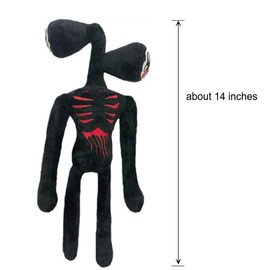 POPRORE Siren Head Plush Toys Cartoon Dog Cartoon Cat Plush Toys for Boys and Girls Home Party Gift Birthday Gift(Black)