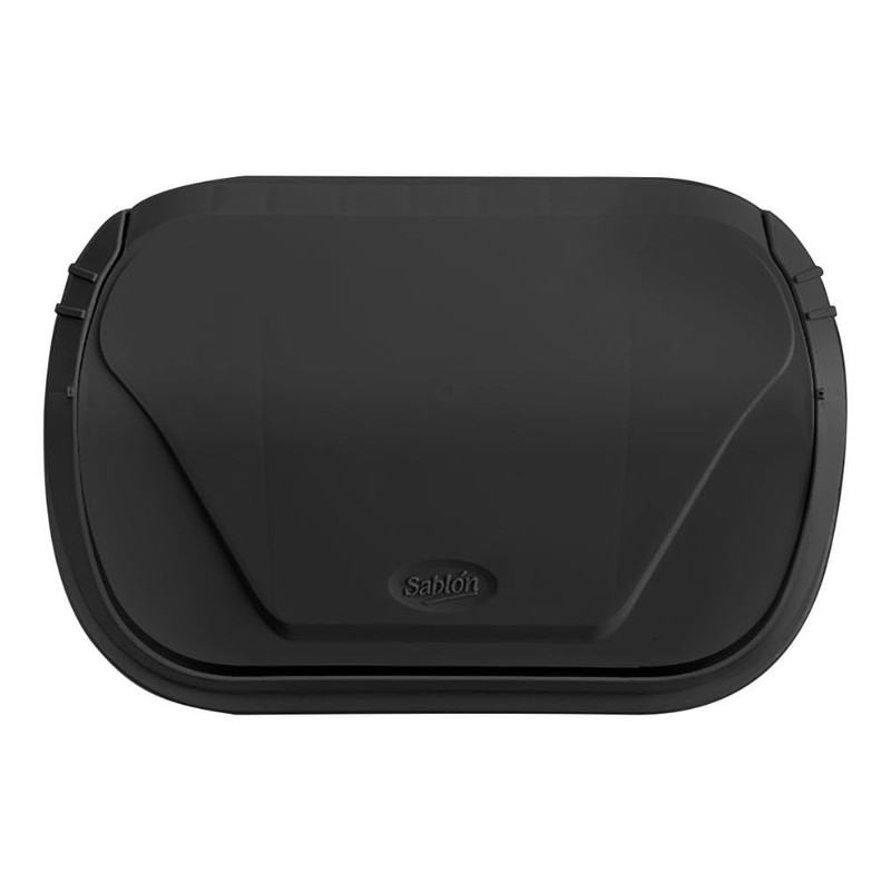 Sablon Bote de Basura Rectangular 13L Negro con Tapa