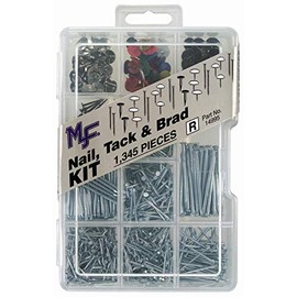 Midwest Fastener 14995 Corp Nail, Tack & Brad Assortment Kit