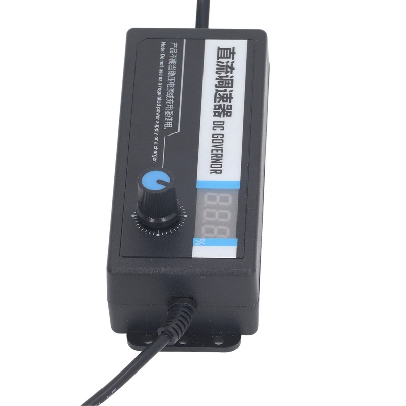 DC12V3A Motor Speed Controller Digital Stepless Speed Regulator with Delayed