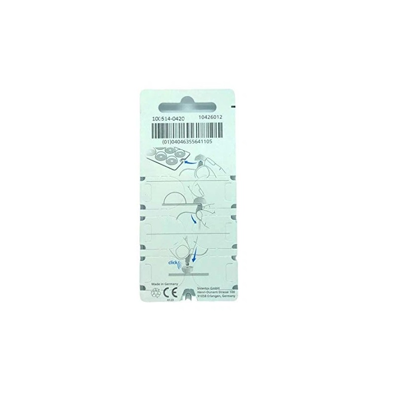 Connexx 6 Pack Replacement Click Domes 8mm for Signia Rexton