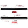 MKHTOQE 6PCS 14 Inch Reusable Leather Look Hook and Loop