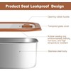FANGOOLSS Premium 304 Stainless Steel Food Containers Set - Leakproof