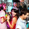 REBEL REBEL Banner, decoración de pared de feliz cumpleaños, música