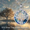 VENACOLY Witches Knot Tree of Life Necklace 925 Sterling Silver