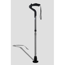 New Ergocane 2G by Ergoactives As Seen On TV. Shock Absorber Fully-Adjustable Ergonomic Cane (Carbon/Checkered)