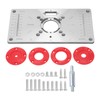 Aluminium Router Table Insert Plate for Woodworking Benches Milling Trimming