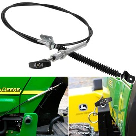 AM132704 Snowblower Cable Push Pull Chute Cable for John Deere Snow Thrower Tractors Snow Blower GT GX LX 100 Series 345 355 425 445 455 X475 X565 X720