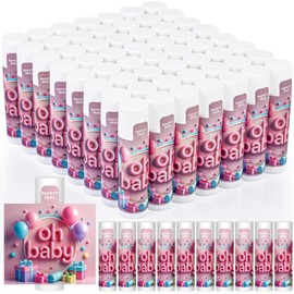 60 Pack Oh Baby Lip Balm Set, Baby Shower Favors for Guests,Shower Game Winner Gifts, Gender Reveal Party Favors