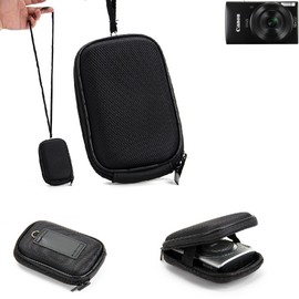 K-S-Trade Für Canon IXUS 190 Hülle Hardcase Kamera-Tasche Foto-Tasche Für Canon IXUS 190 Für Kompaktkamera Gürteltasche Case Schutz-Hülle