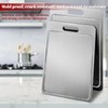 Preshwous Stainless Steel Cutting Boards with Juice Groove, 2mm Premium