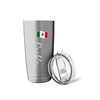 Puebla Mexico Flag Stainless Steel Insulated Tumbler