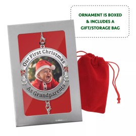 Banberry Designs Grandparents Christmas Ornament - 2024 Our First Christmas As Grandparent #2734