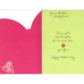 American Greetings Happy Mother's Day Aunt Pink Butterfly Greeting Card By American Greetings