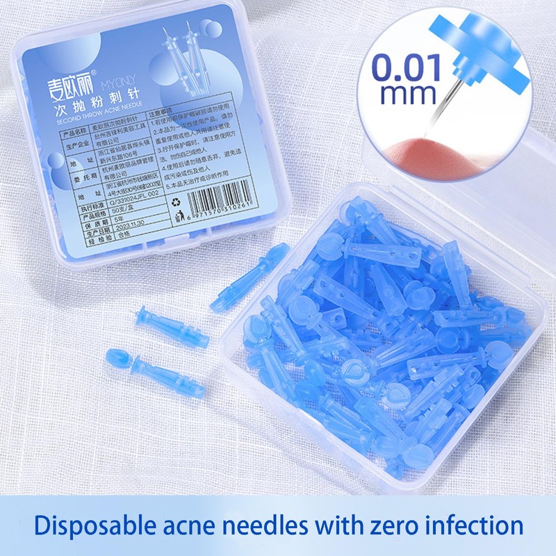 Reaindeer Sterile Needles for Pimples,Blackhead Remover Pimple Popper Tool Kit,100