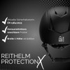 PFIFF ProtectionX Unisex Youth Riding Helmet, Black, S