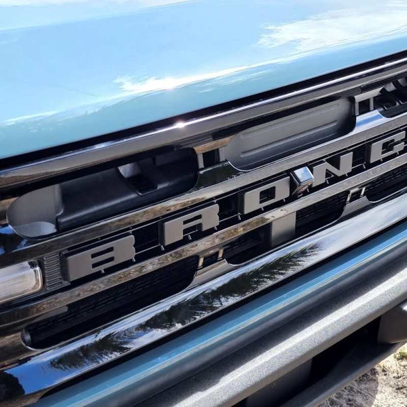 UPR Direct Replacement Grille Letters Compatible 21-25 Ford Bronco Rapid