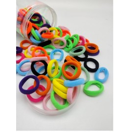 Generic Kids Hair Ties 100 Pieces Multicolor